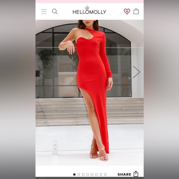 red hello molly size xs formal dress - Picture 2 of 2